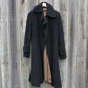 VINTAGE 2000s Y2K GIANFRANCO ROSSI CAMEL HAIR LONG PRINCESS PEACOAT 4